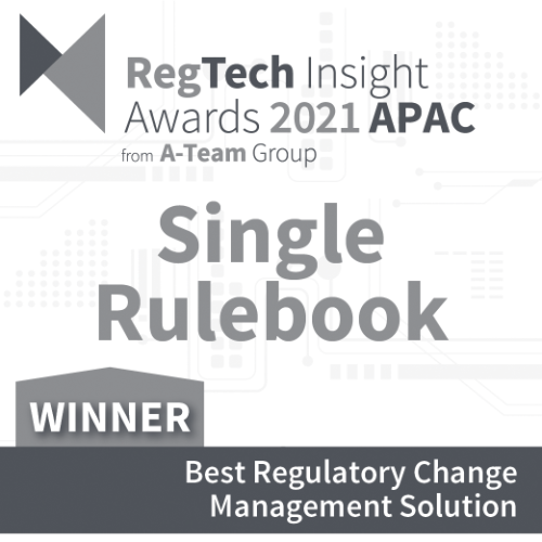 Single Rulebook RTIAAPAC 2021